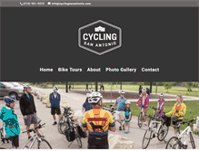 Tablet Screenshot of cyclingsanantonio.com